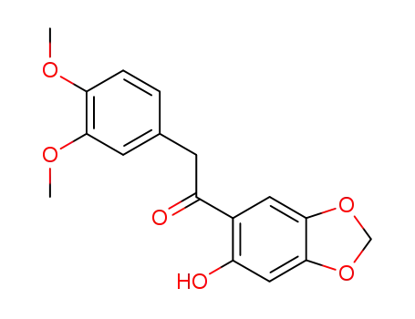 Ethanone, 2-(3,4-dimethoxyphenyl)-1-(6-hydroxy-1,3-benzodioxol-5-yl)-