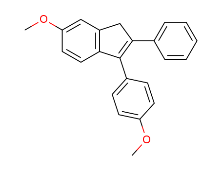 1H-Indene, 6-methoxy-3-(4-methoxyphenyl)-2-phenyl-