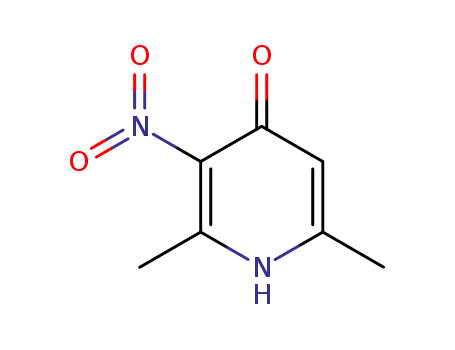Molecular Structure of 13603-45-7 (4-HYDROXY-3-NITRO-2,6-DIMETHYLPYRIDINE)