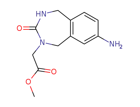 methyl 8-amino-2,3,4,5-tetrahydro-3-oxo-1H-2,4-benzodiazepine-2-acetate