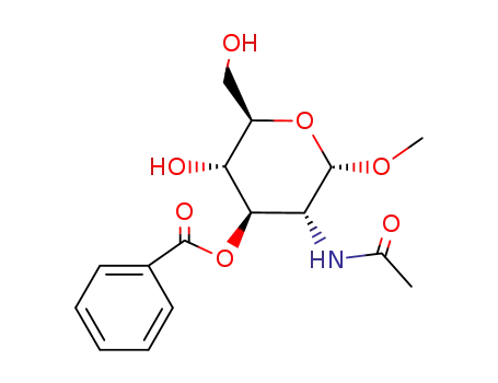 methyl 2-acetamido-3-O-benzoyl-2-deoxy-α-D-glucopyranoside