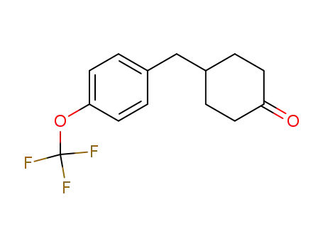 4-<4-(trifluoromethoxy)benzyl>cyclohexanone
