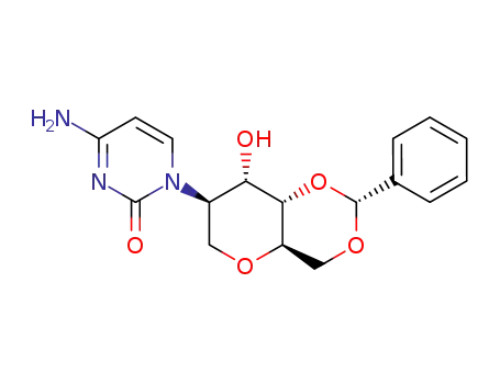 Molecular Structure of 937031-51-1 (1,5-Anhydro-2-deoxy-2-(3,4-dihydro-2,4-dioxo-1(2H)-pyrimidinyl)-4,6-O-[(R)-phenylmethylene]-D-altritol)