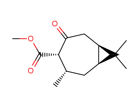 비시클로[5.1.0]옥탄-4-카르복실산, 3,8,8-트리메틸-5-옥소-, 메틸 에스테르, (1R,3R,7S)-(9CI)