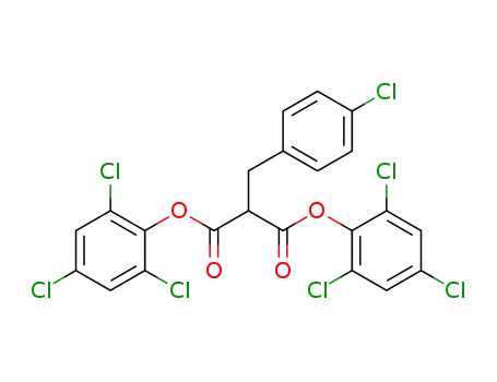 bis(2,4,6-trichlorophenyl) 4-chlorobenzylmalonate