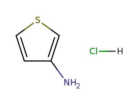 Molecular Structure of 25475-76-7 (THIOPHEN-3-AMINE HYDROCHLORIDE)