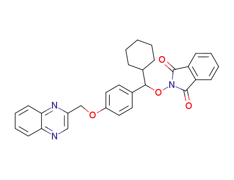 2-{cyclohexyl-[4-(quinoxalin-2-ylmethoxy)-phenyl]-methoxy}-isoindole-1,3-dione