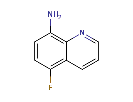 Molecular Structure of 161038-18-2 (5-FLUORO-8-QUINOLINAMINE)