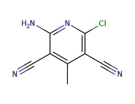 3,5-Pyridinedicarbonitrile,2-amino-6-chloro-4-methyl-