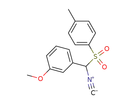 Molecular Structure of 394655-17-5 (ISOCYANO(3-METHOXYPHENYL)METHYL-4-METHYLPHENYL SULFONE)