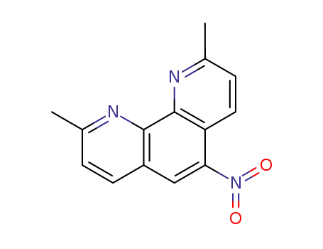Molecular Structure of 118752-27-5 (1,10-Phenanthroline, 2,9-dimethyl-5-nitro-)