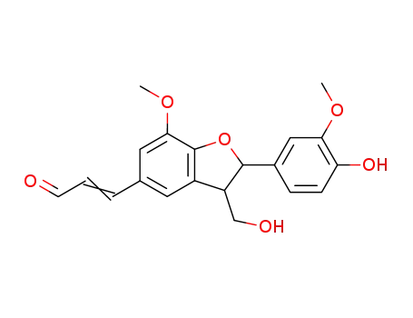 2-Propenal,
3-[2,3-dihydro-2-(4-hydroxy-3-methoxyphenyl)-3-(hydroxymethyl)-7-meth
oxy-5-benzofuranyl]-