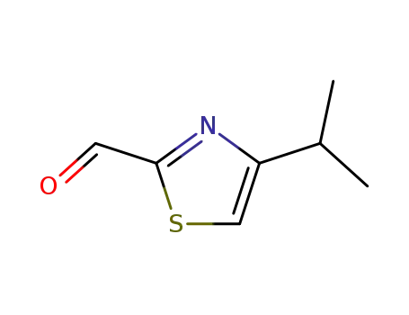 Molecular Structure of 184154-42-5 (2-Thiazolecarboxaldehyde, 4-(1-methylethyl)- (9CI))