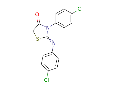 3-(4-chlorophenyl)-2-(4-chlorophenylimino)thiazolidin-4-one