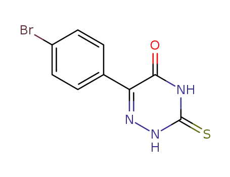 6-(4-bromophenyl)-3-thioxo-3,4-dihydro-1,2,4-triazin-5(2H)-one