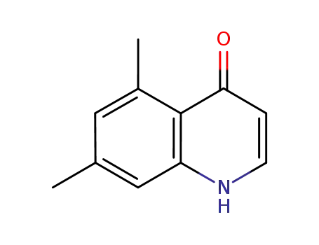 Molecular Structure of 203626-56-6 (5,7-DIMETHYL-4-QUINOLINOL)