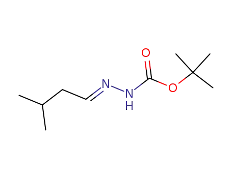 Molecular Structure of 180462-76-4 (Hydrazinecarboxylic acid, (3-methylbutylidene)-, 1,1-dimethylethyl ester (9CI))