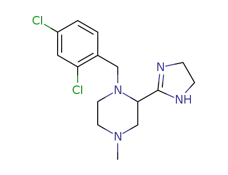 1-(2,4-Dichlorobenzyl)-2-(4,5-dihydro-1H-imidazol-2-yl)-4-methylpiperazine