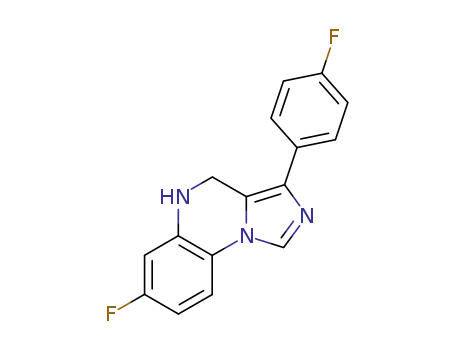 7-Fluoro-3-(4-fluoro-phenyl)-4,5-dihydro-imidazo[1,5-a]quinoxaline