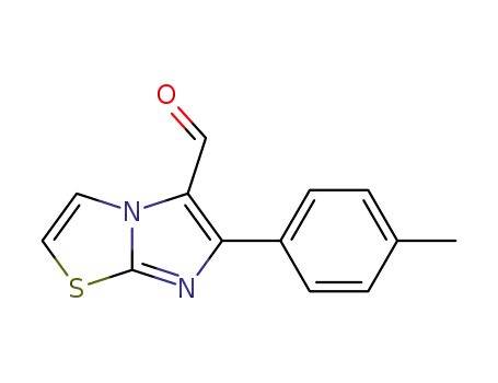Molecular Structure of 82588-42-9 (6-(4-METHYLPHENYL)IMIDAZO[2,1-B][1,3]THIAZOLE-5-CARBALDEHYDE)