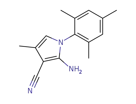 1H-Pyrrole-3-carbonitrile, 2-amino-4-methyl-1-(2,4,6-trimethylphenyl)-