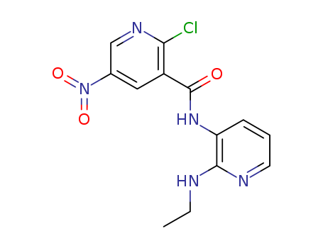 3-Pyridinecarboxamide, 2-chloro-N-[2-(ethylamino)-3-pyridinyl]-5-nitro-