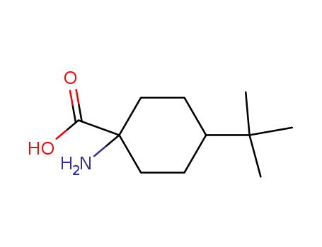 Molecular Structure of 18672-76-9 (1-AMINO-4-TERT-BUTYLCYCLOHEXANECARBOXYLIC ACID)