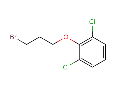 Molecular Structure of 40324-56-9 (Benzene, 2-(3-bromopropoxy)-1,3-dichloro-)