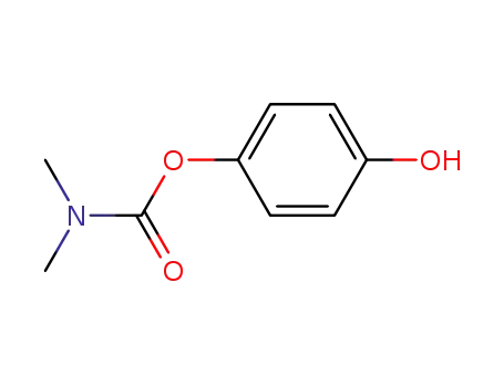 Molecular Structure of 37522-02-4 (p-Hydroxyphenyl dimethylcarbamate)