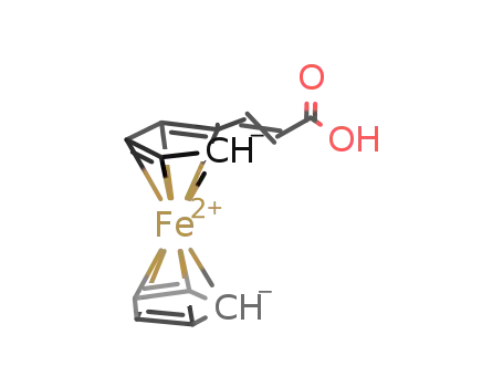 Molecular Structure of 12154-65-3 (Ferrocene,(2-carboxyethenyl)-)