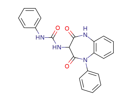1-(2,4-dioxo-1-phenyl-2,3,4,5-tetrahydro-1H-benzo<b><1,4>diazepin-3-yl)-3-phenylurea