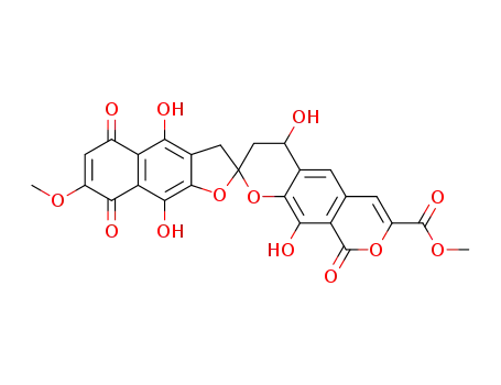 Molecular Structure of 53969-01-0 (Purpuromycin)