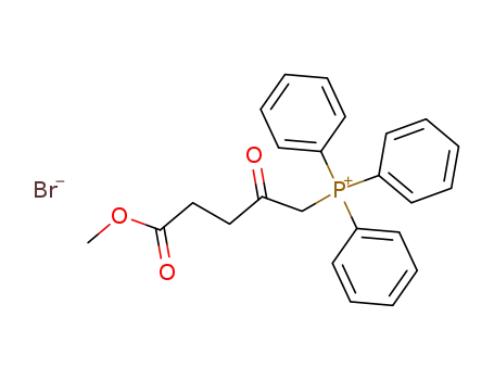 Molecular Structure of 84028-78-4 ((5-methoxy-2,5-dioxopentyl)triphenylphosphonium bromide)