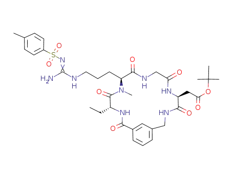 cyclo-D-Abu-N-MeArg(Tos)-Gly-Asp(OBu<sup>t</sup>)-Mamb