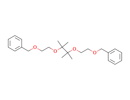Molecular Structure of 184289-41-6 (2,5,8,11-Tetraoxadodecane, 6,6,7,7-tetramethyl-1,12-diphenyl-)