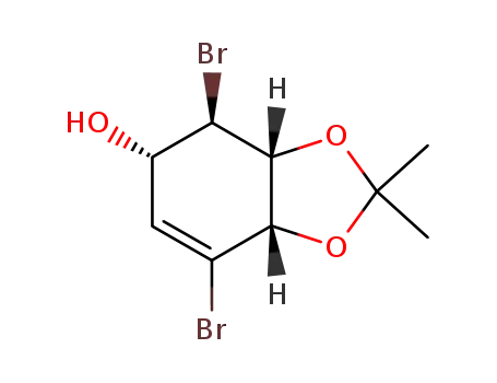 (1R,2S,5S,6R)-3,6-dibromo-1,2-O-isopropylidenecyclohex-3-ene-1,2,5-triol