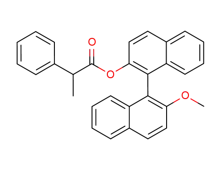 (R)-2-Phenyl-propionic acid 2'-methoxy-[1,1']binaphthalenyl-2-yl ester