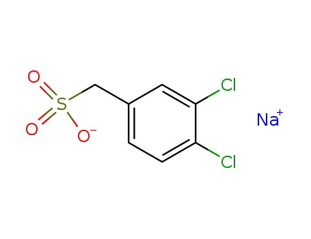 Benzenemethanesulfonic acid, 3,4-dichloro-, sodium salt