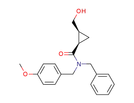 (1R,2S)-2-Hydroxymethyl-cyclopropanecarboxylic acid benzyl-(4-methoxy-benzyl)-amide