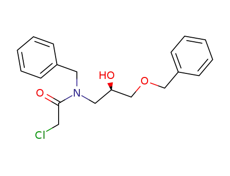 N-Benzyl-N-((R)-3-benzyloxy-2-hydroxy-propyl)-2-chloro-acetamide