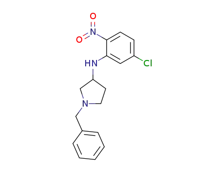 Molecular Structure of 1026490-44-7 ((1-Benzyl-pyrrolidin-3-yl)-(5-chloro-2-nitro-phenyl)-amine)