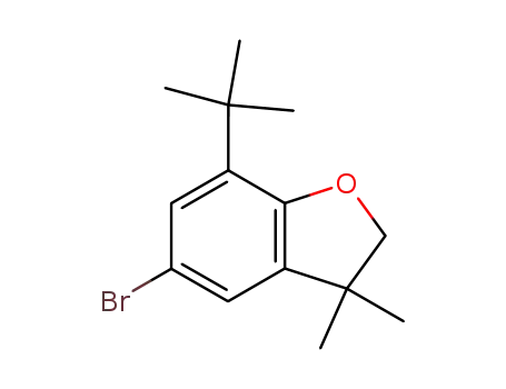Benzofuran, 5-bromo-7-(1,1-dimethylethyl)-2,3-dihydro-3,3-dimethyl-