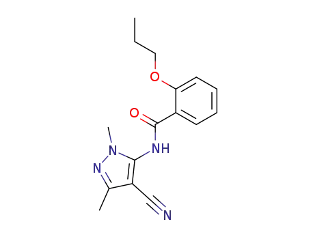 N-(4-Cyano-2,5-dimethyl-2H-pyrazol-3-yl)-2-propoxy-benzamide