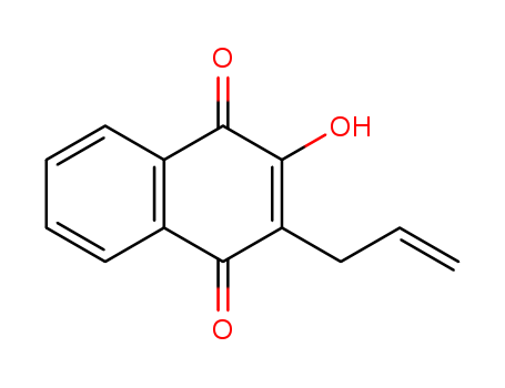 1,4-Naphthalenedione,2-hydroxy-3-(2-propen-1-yl)- cas  40815-76-7