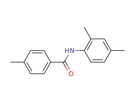 Molecular Structure of 200279-68-1 (N-(2,4-DiMethylphenyl)-4-MethylbenzaMide, 97%)