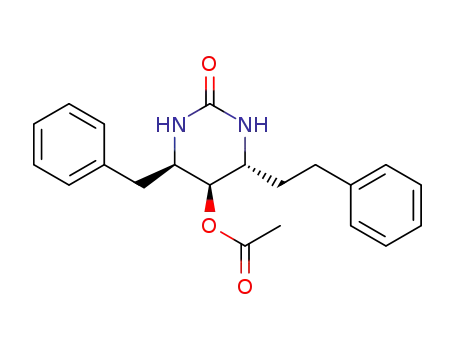 (4R,5R,6R)-tetrahydro-5-(acetyloxy)-4-(2-phenylethyl)-6-(phenylmethyl)-2(1H)-pyrimidinone