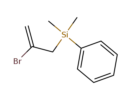 Molecular Structure of 122244-66-0 (Silane, (2-bromo-2-propenyl)dimethylphenyl-)