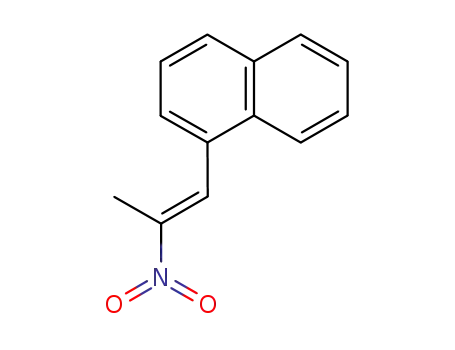 Molecular Structure of 131981-73-2 ((E)-1-(2-nitroprop-1-en-1-yl)naphthalene)