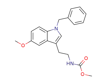 Carbamic acid, [2-[5-methoxy-1-(phenylmethyl)-1H-indol-3-yl]ethyl]-,
methyl ester