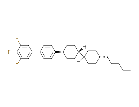 Molecular Structure of 137529-43-2 (TRANS,TRANS-4''-(4''-PENTYL-BICYCLOHEXYL-4-YL)--3,4,5-TRIFLUOROBIPHENYL)